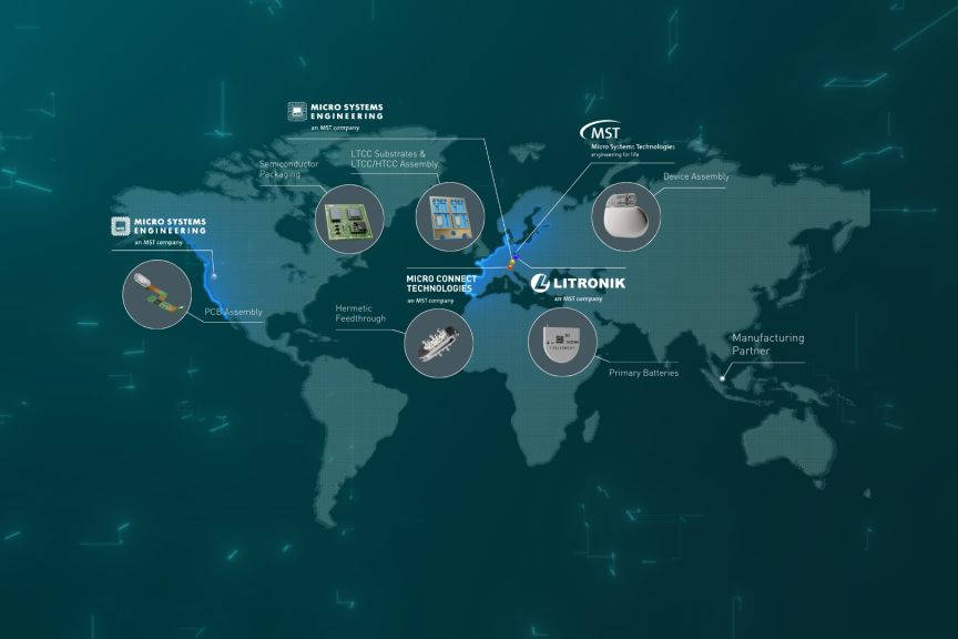 MST Locations World Map