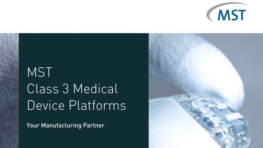 MST Class 3 Medical Device Platforms Technology Leaflet