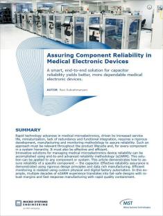 Whitepaper Assuring Component Reliability in Medical Electronic Devices