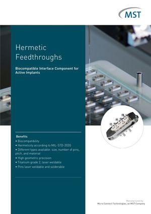 Hermetic Feedthroughs technology leaflet preview