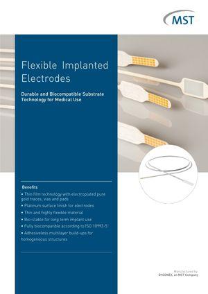 Flexible Implanted Electrodes technology leaflet preview
